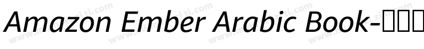 Amazon Ember Arabic Book字体转换